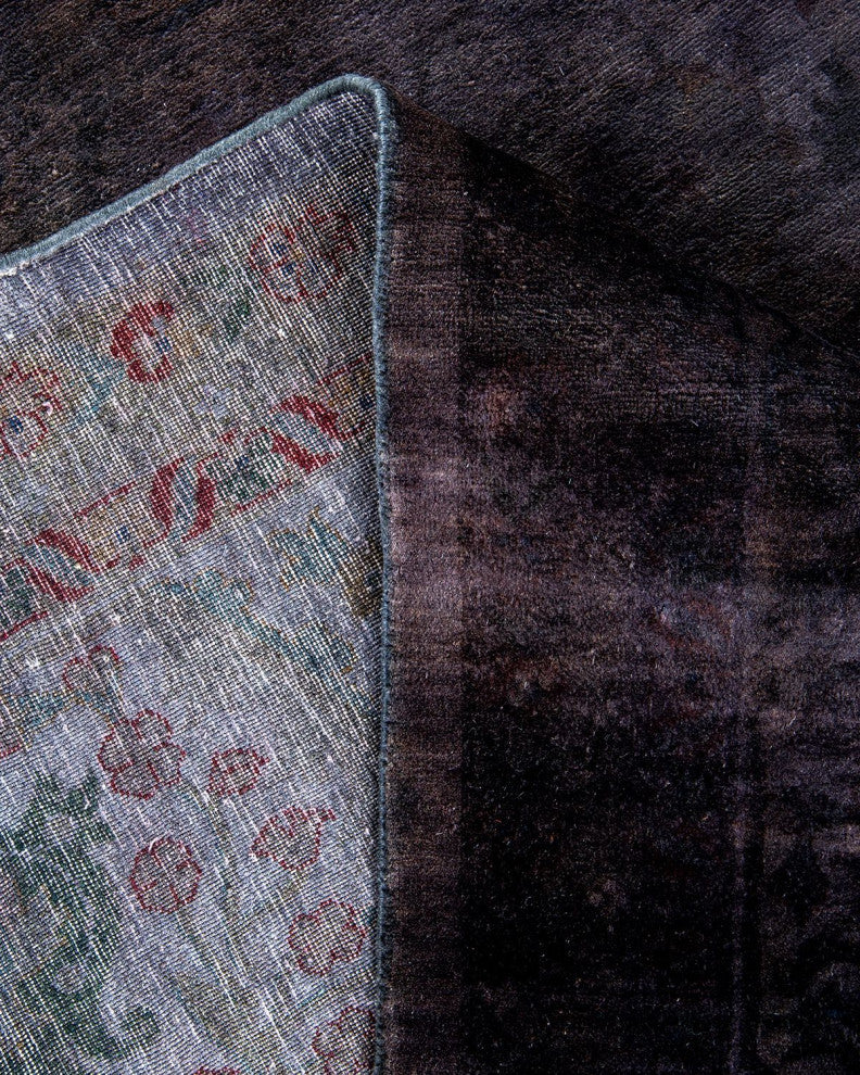 Fine Vibrance, One-of-a-Kind Hand-Knotted Area Rug Gray, 8'3"x10'5"