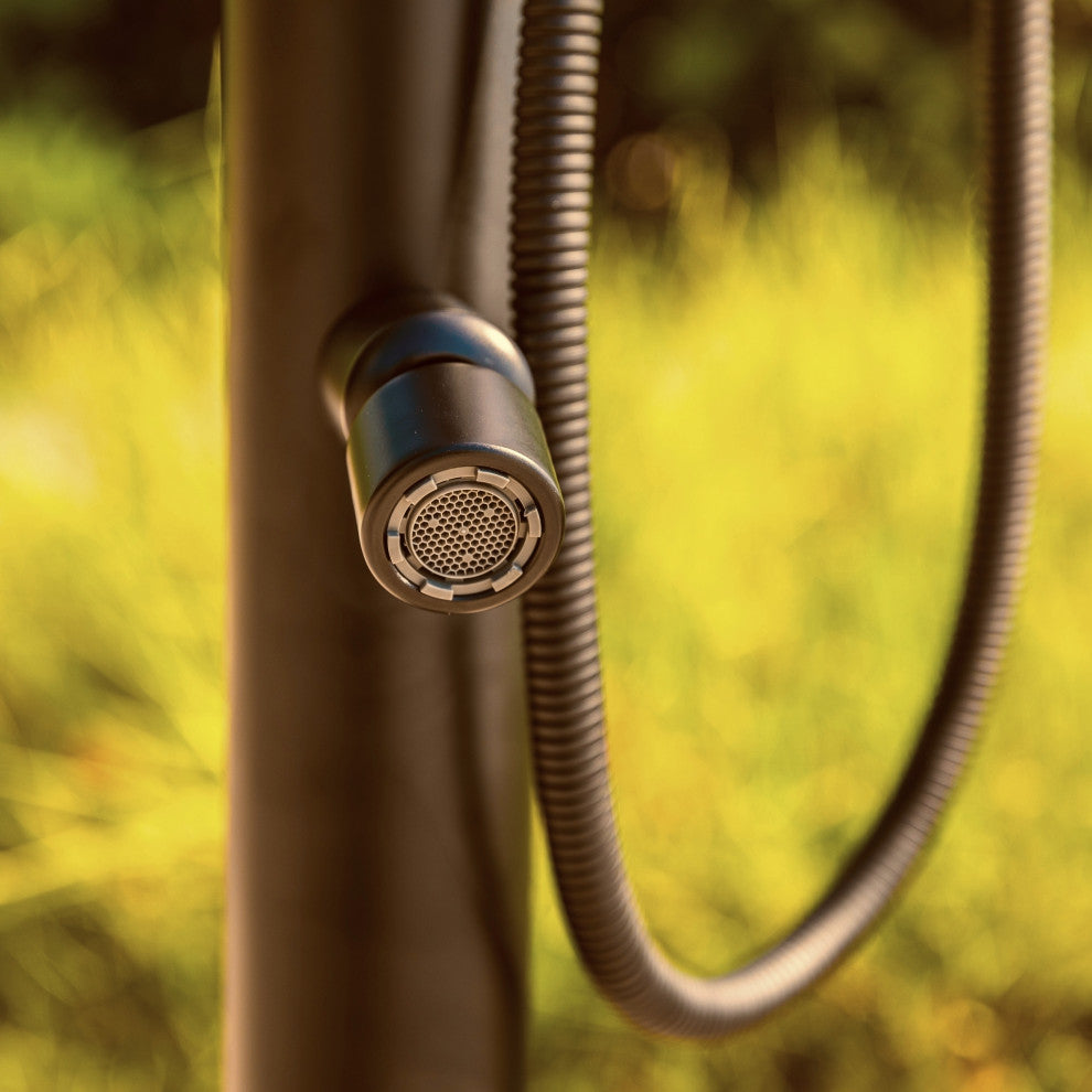 Keanu 316 Stainless Steel Outdoor Shower, Matte Black