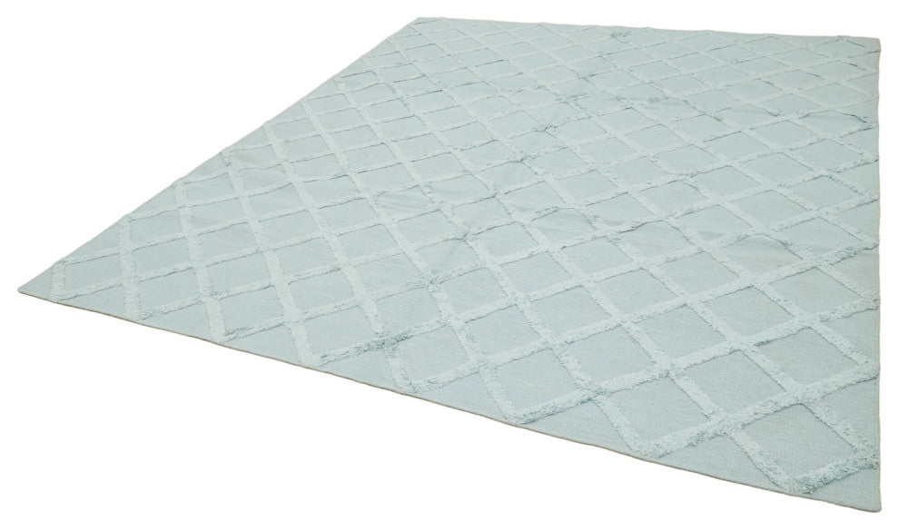 Rug N Carpet - Hand-knotted Modern Design 8' 0'' x 10' 0'' Flatweave Kilim Rug
