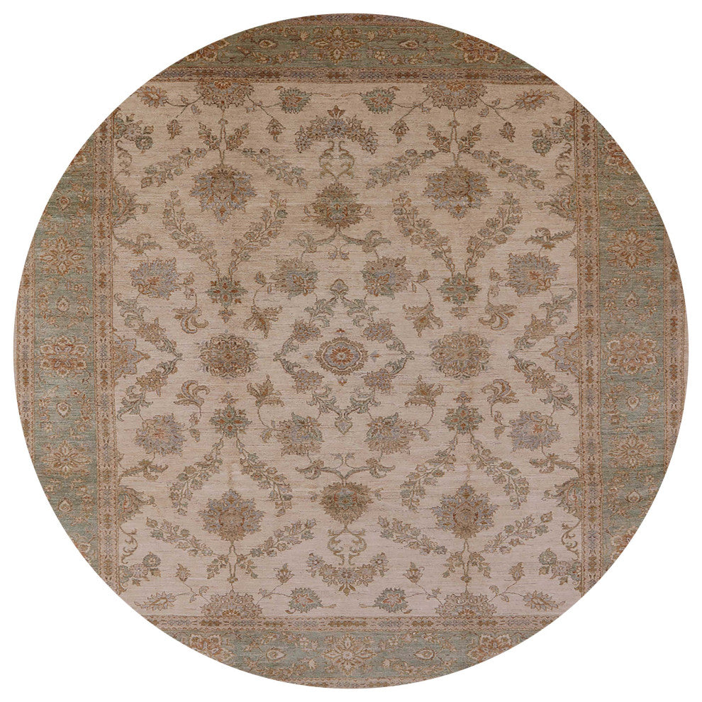 Ahgly Company Indoor Round Mid-Century Modern Area Rugs, 4' Round