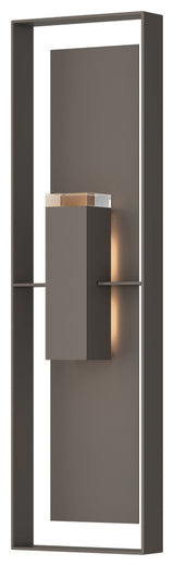 Shadow Box Extra Tall Sconce, Coastal Dark Smoke/Coastal Dark Smoke
