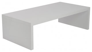 47" White Coffee Table
