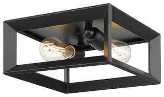 Smyth Flush Mount With Clear Glass Shade