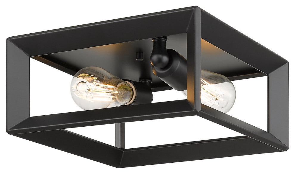Smyth Flush Mount With Clear Glass Shade
