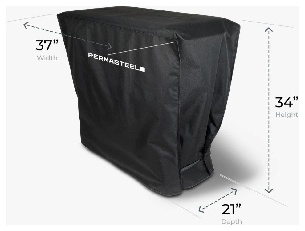 Permasteel Universal Patio Cooler Cover in Black