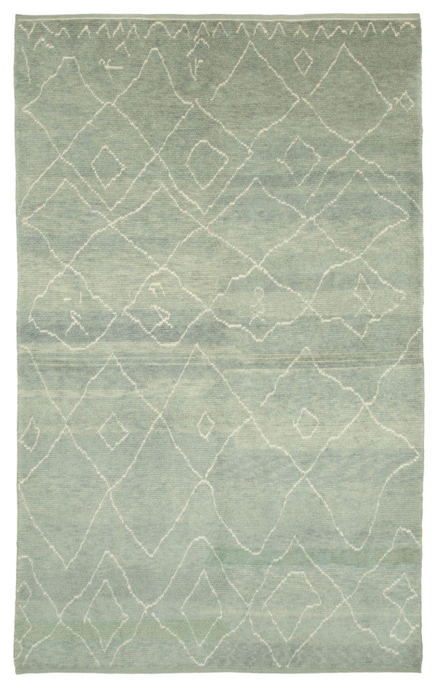 Rug N Carpet - Handmade One-of-a-Kind 7' 4'' x 11' 10'' Moroccan Area Rug