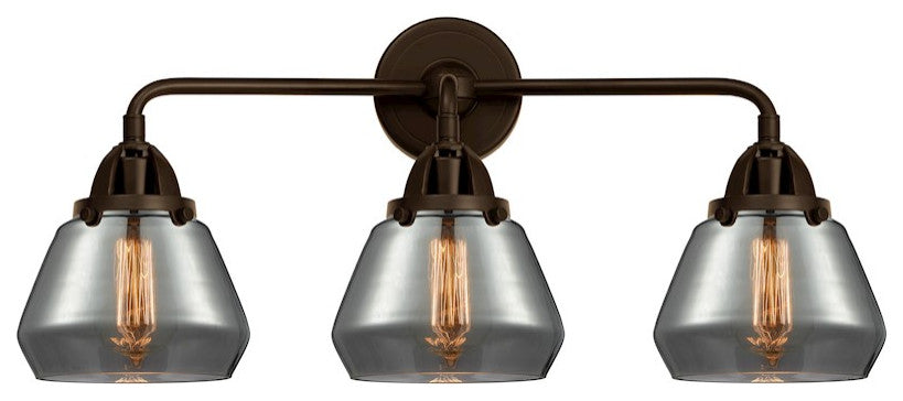 288-3W-OB-G173-LED 3 Light 24.75" Bath Vanity Light, Oil Rubbed Bronze