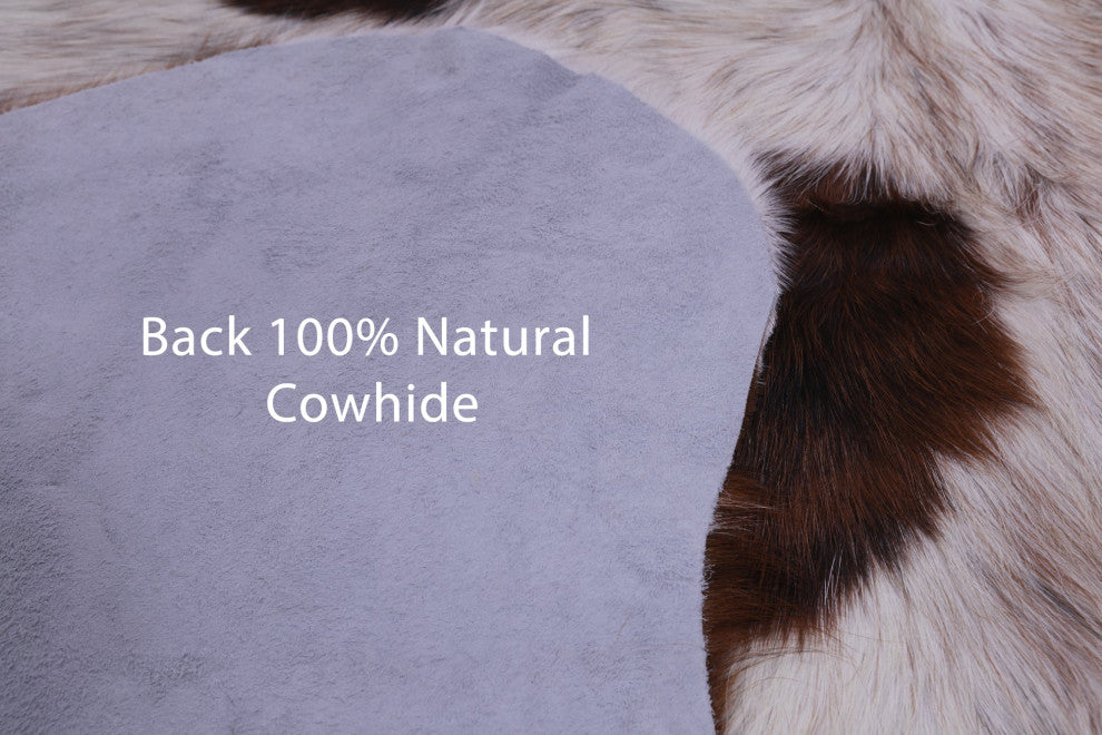 6' 3" X 5' 2" Natural Cowhide Rug C1901