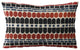 Plutus Red Blue Harmony Border Luxury Throw Pillow, 20"x20"