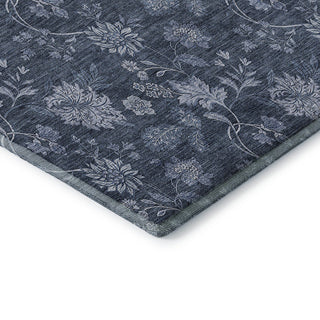 Premium Machine Washable Mayfield AMF680 Blue 8' x 10' Rug