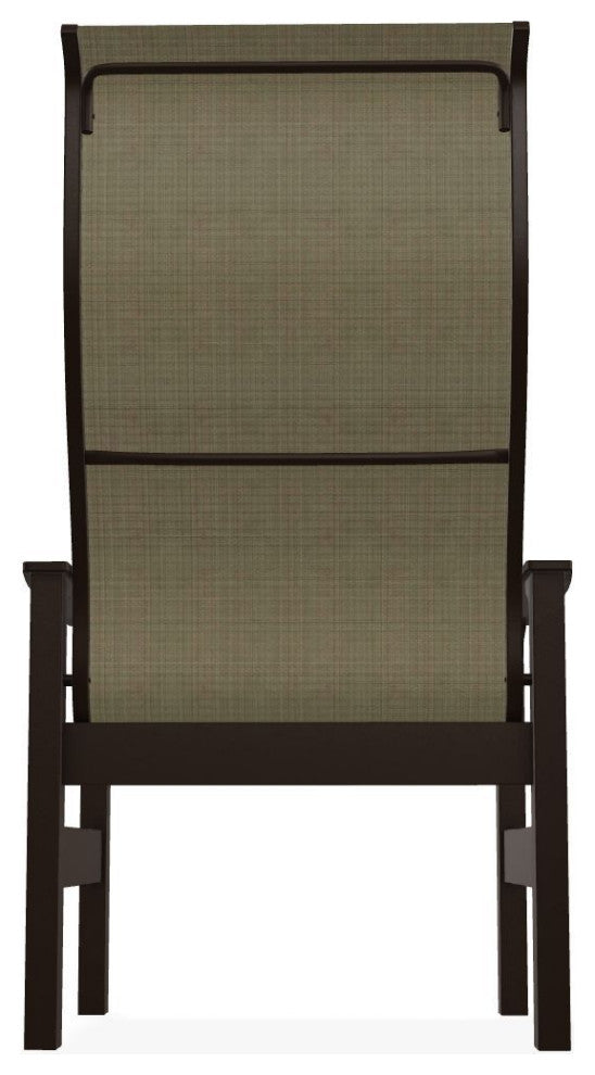 Leeward Sling Outdoor Supreme Armchair, Elevation Stone/Kona