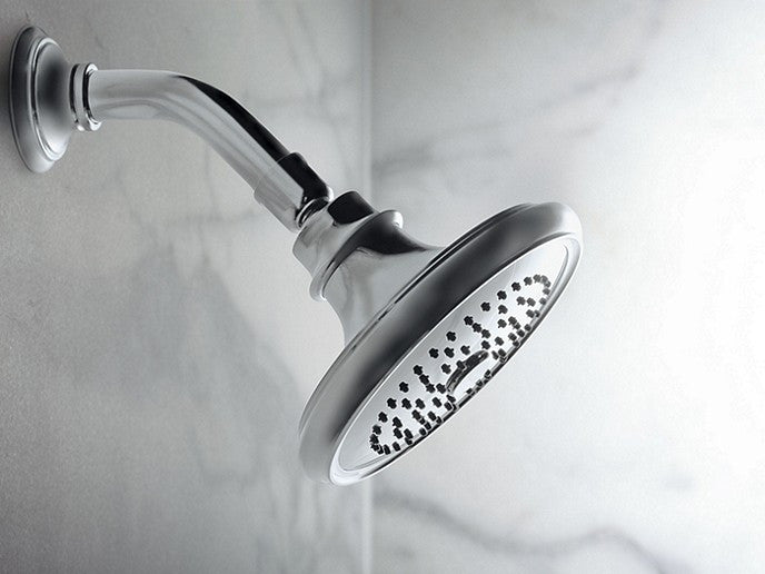 Bellis Air-Induction Showerhead With Arm, Nickel Silver