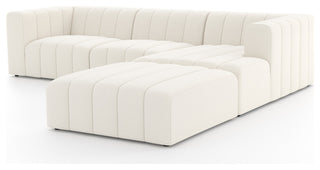 Langham Channeled 3Pc Raf Sect With Ottoman