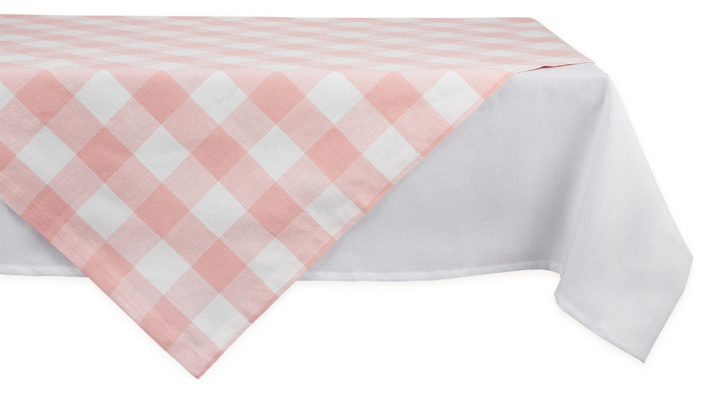 Pink Buffalo Check Table Topper 40"x40"