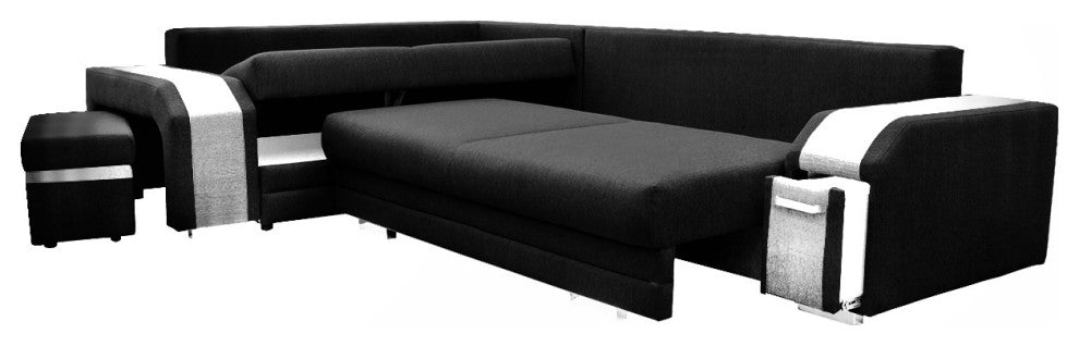 LUCIAN Sectional Sleeper Sofa, Left