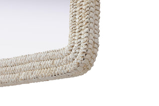 Elegant Lighting MR4G3642 Marlowe 36"W x 42"H Arched Flat Medium - Linen White
