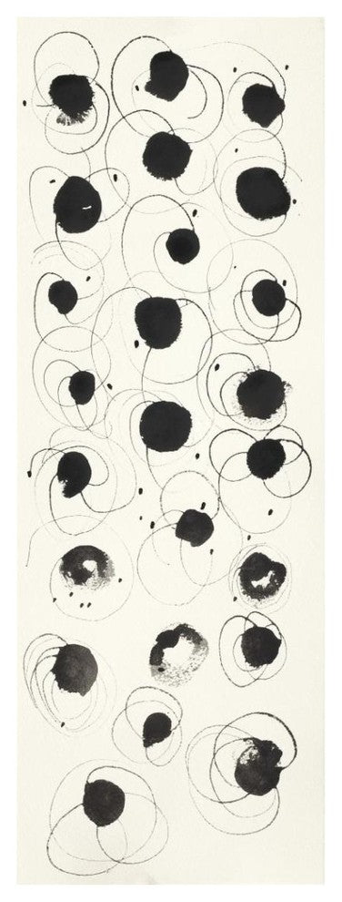 "Round 7" Digital Paper Print by Shirley Novak, 18"x46"
