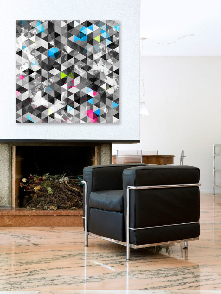 "In the Background" Painting Print on Canvas