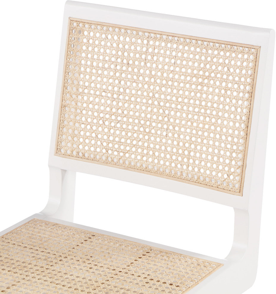 Preston Dining Chair, Set of 2, White, Side Chair