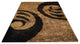 Shaggy Modern Contemporary Hand-Tufted Indian Oriental Area Rug, Brown, 8x10'