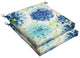 Sorra Home Gardenia Seaglass Out/Indoor Chair Cushions, Set of 2, 17x18x2.5"
