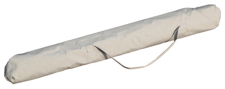 9' Pole Umbrella With Carry Bag and Base, Gray