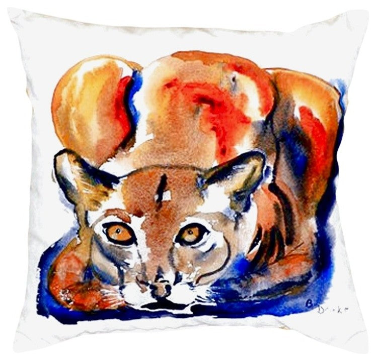 Cougar No Cord Pillow - Set of Two 18x18