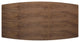 Dining Table, Wood, Metal, Brown Walnut, Modern, Bistro Restaurant Hospitality