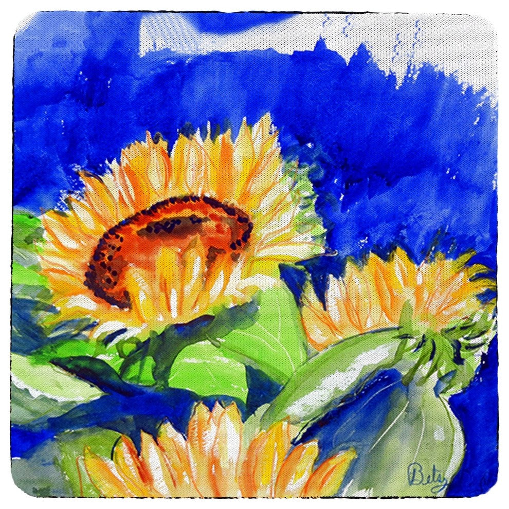 Rising Sunflower Coaster - 3 Sets of 4 (12 Total)