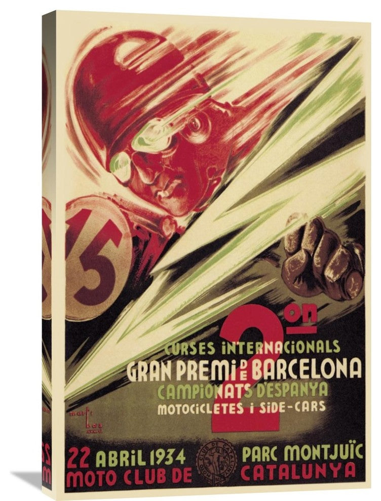 2Nd International Barcelona Grand Prix, 20"X30"
