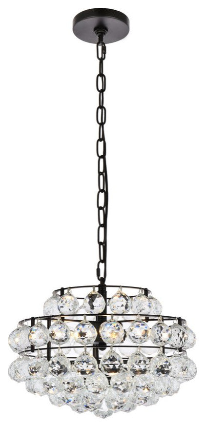 Seren 14" Pendant, Black