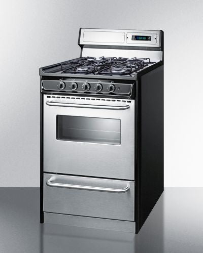 20 inch gas pro style range in stainless steel TTM13027BKSW