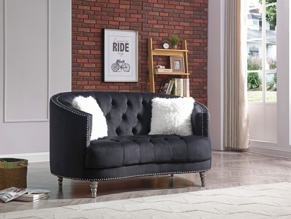 Dania Loveseat, Black