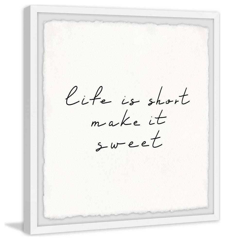 "Make It Sweet" Framed Painting Print, 12x12
