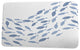 Beach Vacation Escuela Coastal Print Bath Mat, Blue, 21"x34"