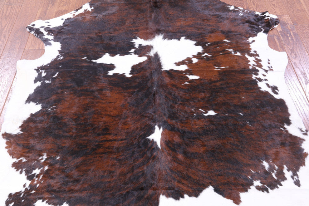 6' 8" X 6' 3" Natural Cowhide Rug C1951