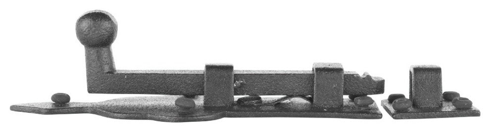 Slide Bolt Black RSF Iron 4 Inch Wide Set of 2