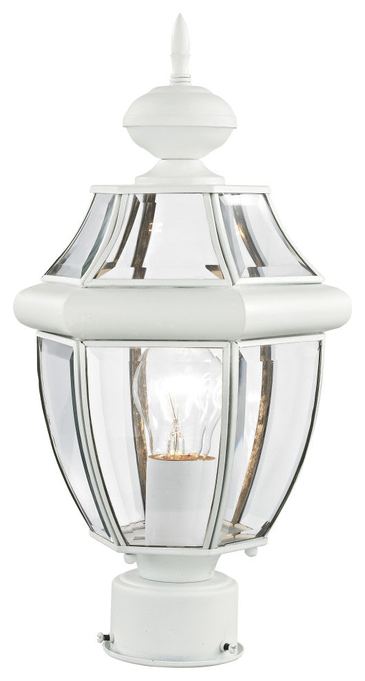 Monterey Outdoor Post Head, White