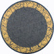 Safavieh Courtyard Cy2727-3103 Blue, Natural Area Rug, 7'x7' Round