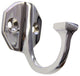 RCH Decorative Brass Wall Hook, 1.8 Inch, Various Finishes, Polished Chrome, 1.8