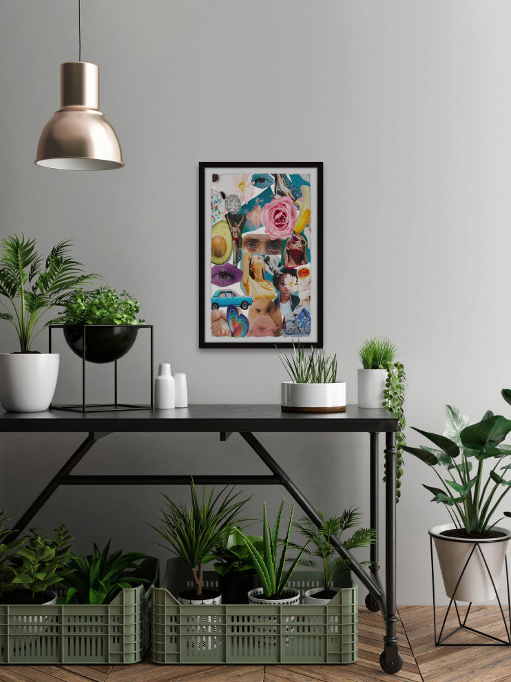 "I Need a Vacation" Framed Painting Print, 20x30