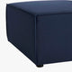 Sofa Middle Chair, Fabric, Blue Navy Blue, Modern, Outdoor Patio Balcony Garden