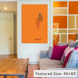 "Float Out In Space Gallery" by Jason Ratliff, 40x26x1.5"