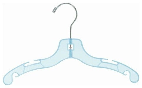 Children's Blue Top Hanger 12", Set of 25