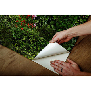 Wildflower Shadows Peel And Stick Wallpaper, Green/Black