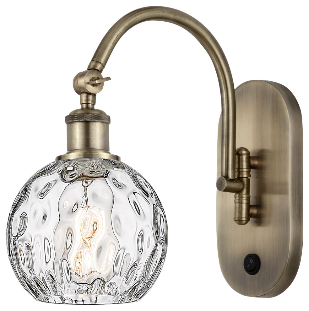 Innovations 518-1W-AB-G1215-6 1-Light Sconce, Antique Brass