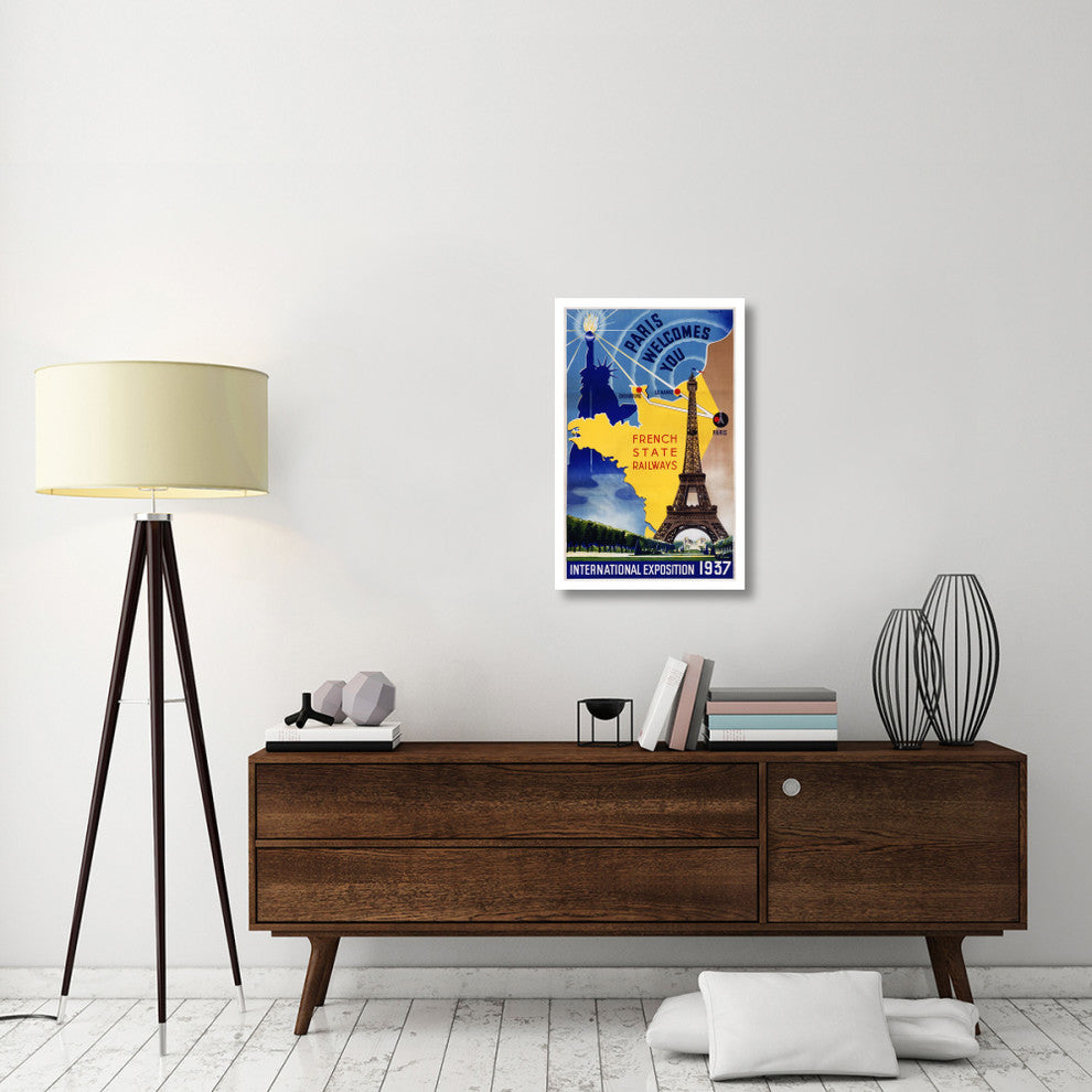 "Paris / International Exposition 1937" Digital Paper Print by Lilden, 21"x32"
