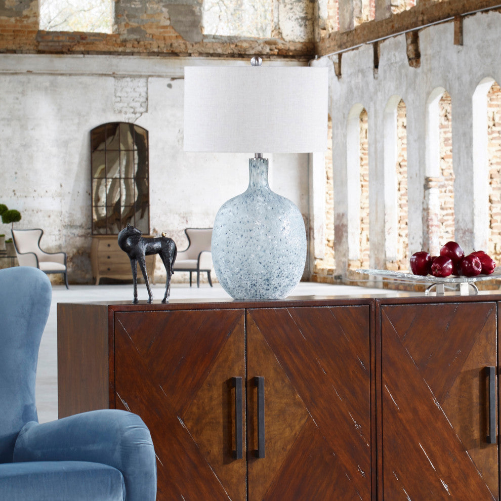 New Uttermost Oceaonna Glass Table Lamp