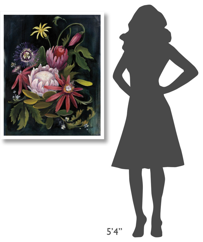 "Flower Show II" Digital Paper Print by Julia Purinton, 30"x37"