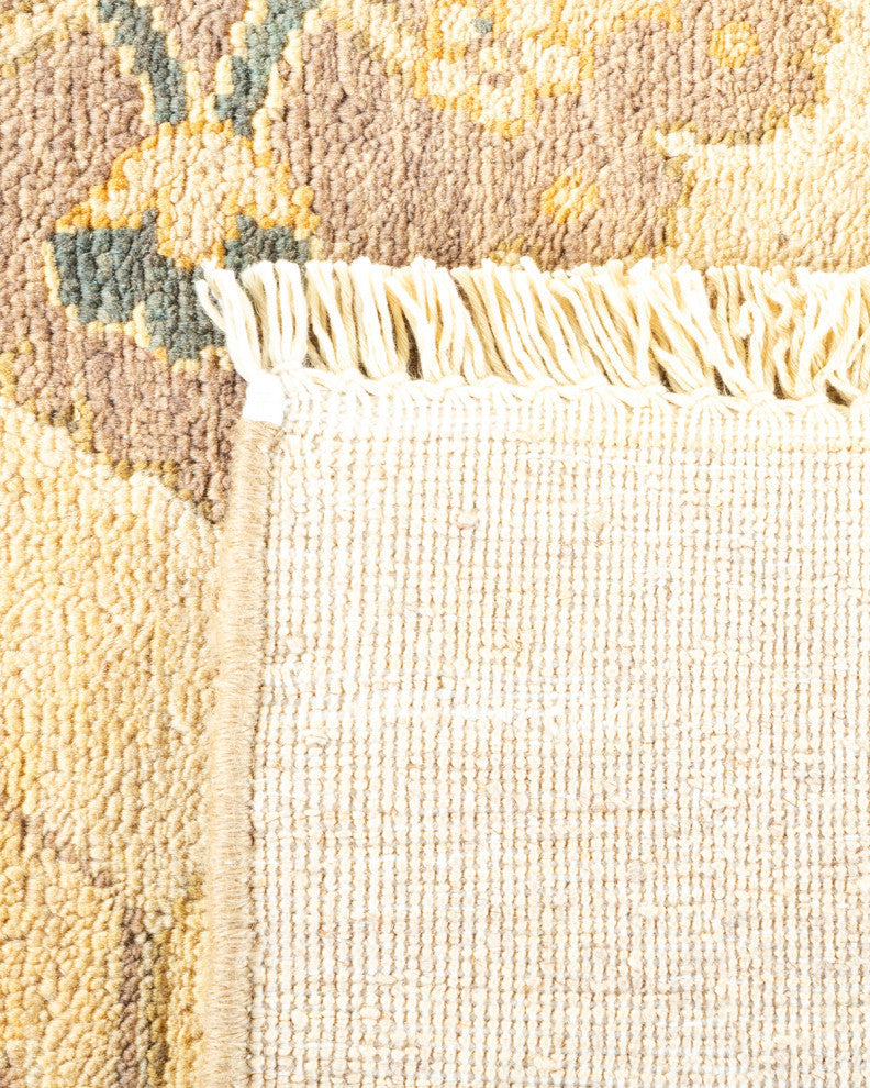 Ellie, One-of-a-Kind Hand-Knotted Area Rug, Ivory, 8' 0"x10' 4"